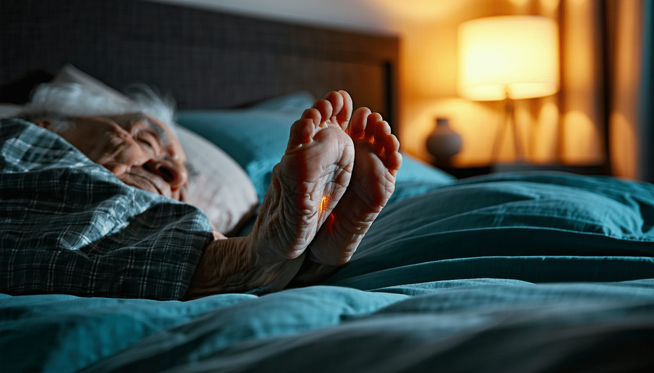 je mi přes 65 let a v noci mě brní chodidla: zjistěte, jak nervový útlak může ovlivnit váš spánek a proč byste ho neměli přehlížet.