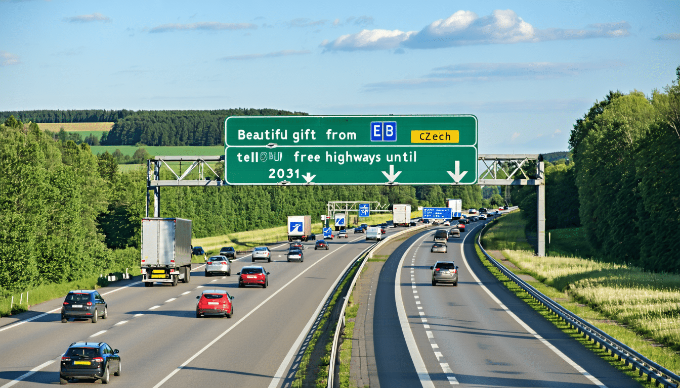 skvělá zpráva pro řidiče v česku: evropská unie nabízí dálnice zdarma až do roku 2031 pro tisíce vozidel. využijte tento výhodný dárek a ušetřete na cestování po celé zemi.