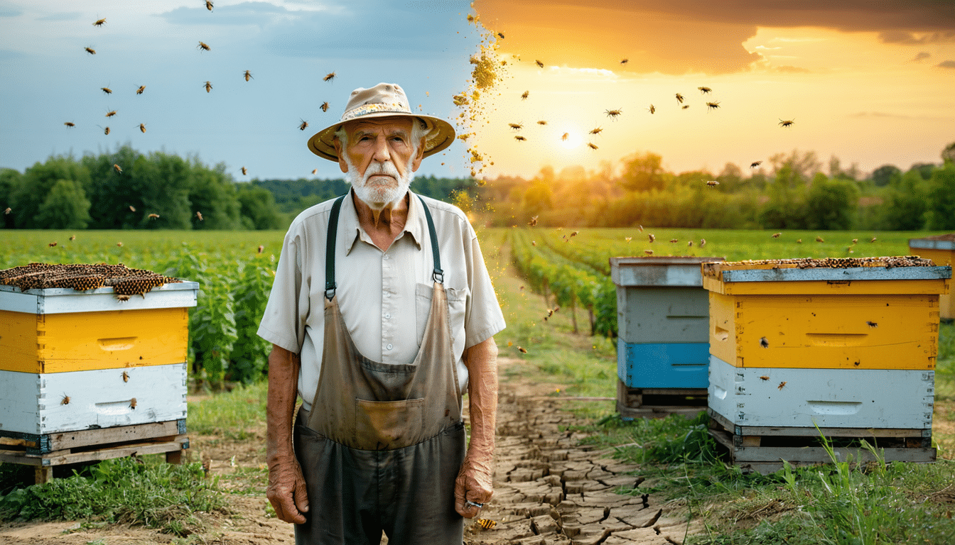 neškodná služba včelaři způsobila důchodci finanční ztráty v tisících korun kvůli komplikacím s daní z půdy a rozdělením země.