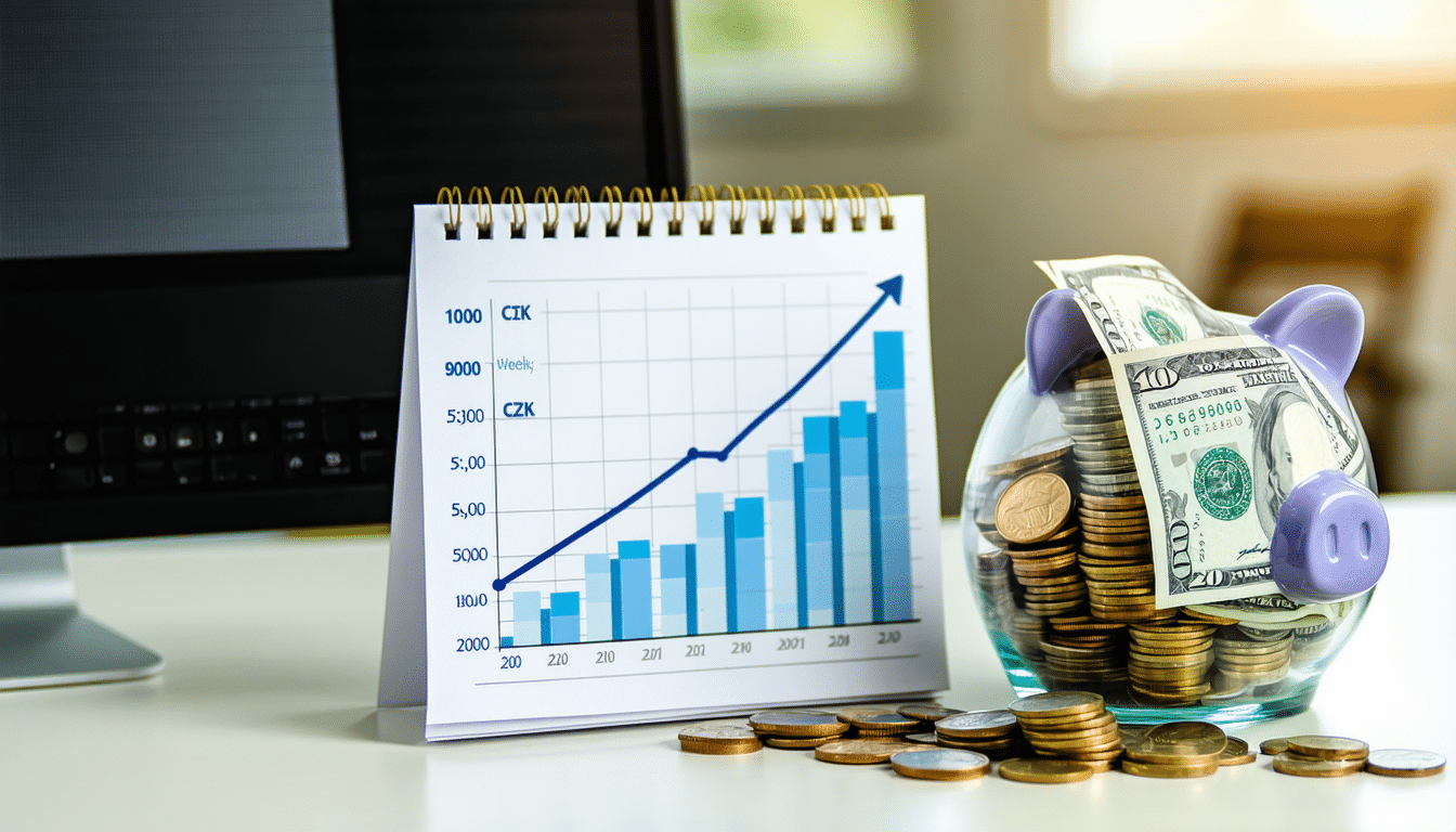 zjistěte, jak pravidelné spoření 1 000 kč týdně může během roku přerůst na 52 000 kč. inspirativní příběh o finančním růstu a plánování.