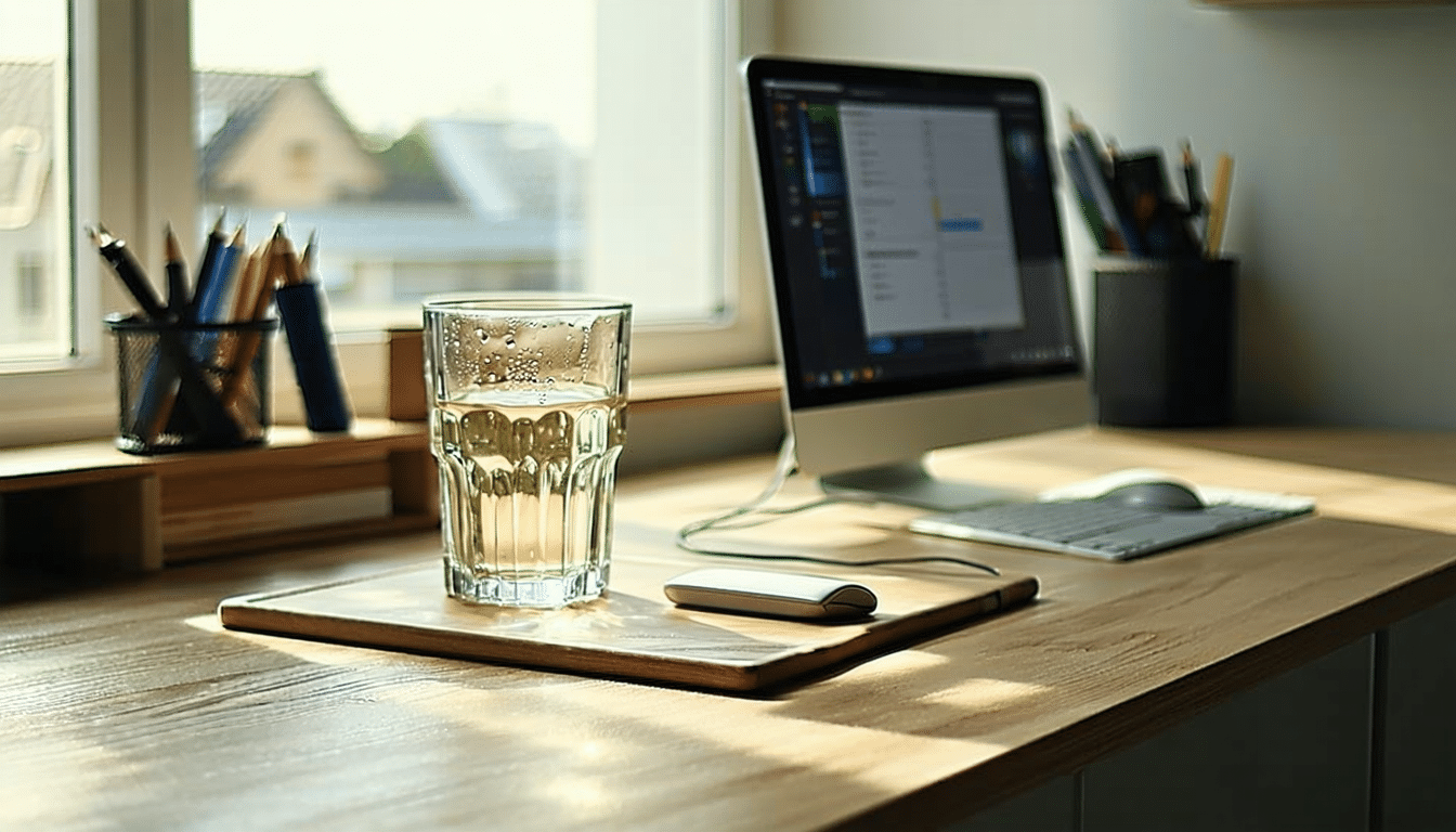 pití vody v přesně stanovených hodinách má skutečný vliv na snížení psychické únavy – není to jen mýtus.