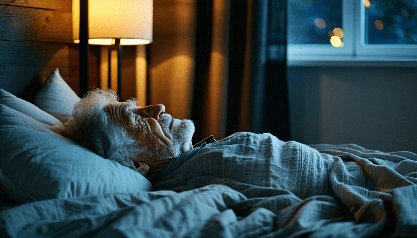 po 60. roce života se spánek může zlepšit při použití tlumeného osvětlení díky změně citlivosti na melatonin.