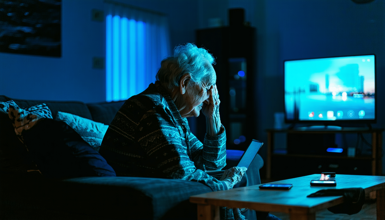 po 60. roce života mohou obrazovky večer narušovat spánek kvůli zvýšené citlivosti na světlo. naučte se, jak chránit svůj spánek a zlepšit kvalitu života.