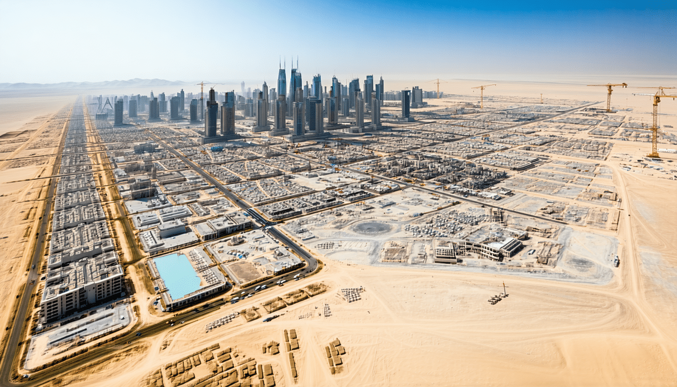 saúdská arábie snižuje rozsah projektu megaměsta v poušti o délce 160 km: zjistěte, jaké změny tento krok přináší.