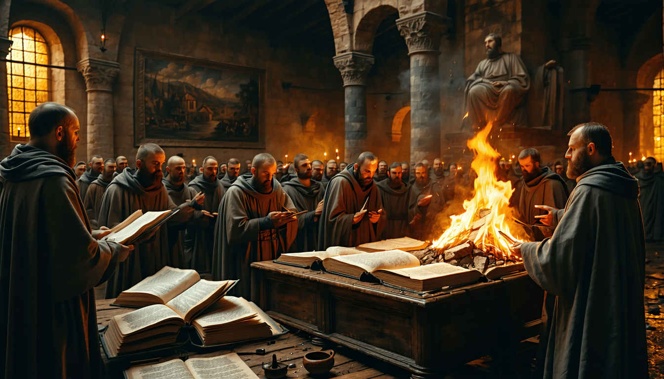 zjistěte, jak mniši vymazáním archimédovy knihy způsobili ztrátu staletí vědeckého pokroku a ovlivnili dějiny vědy.