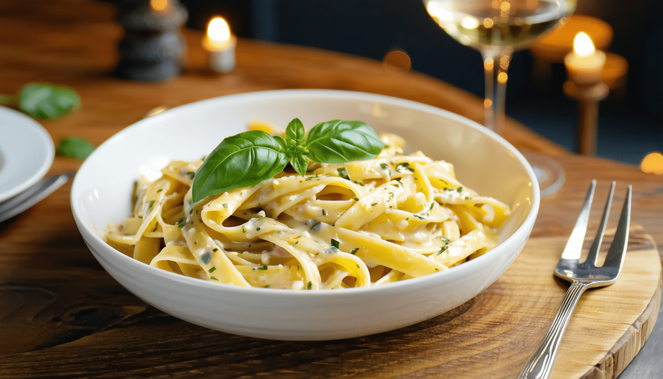 vyzkoušejte tento chutný krémový těstovinový recept, který vařím večer – druhý den je jeho chuť ještě bohatší a lahodnější.