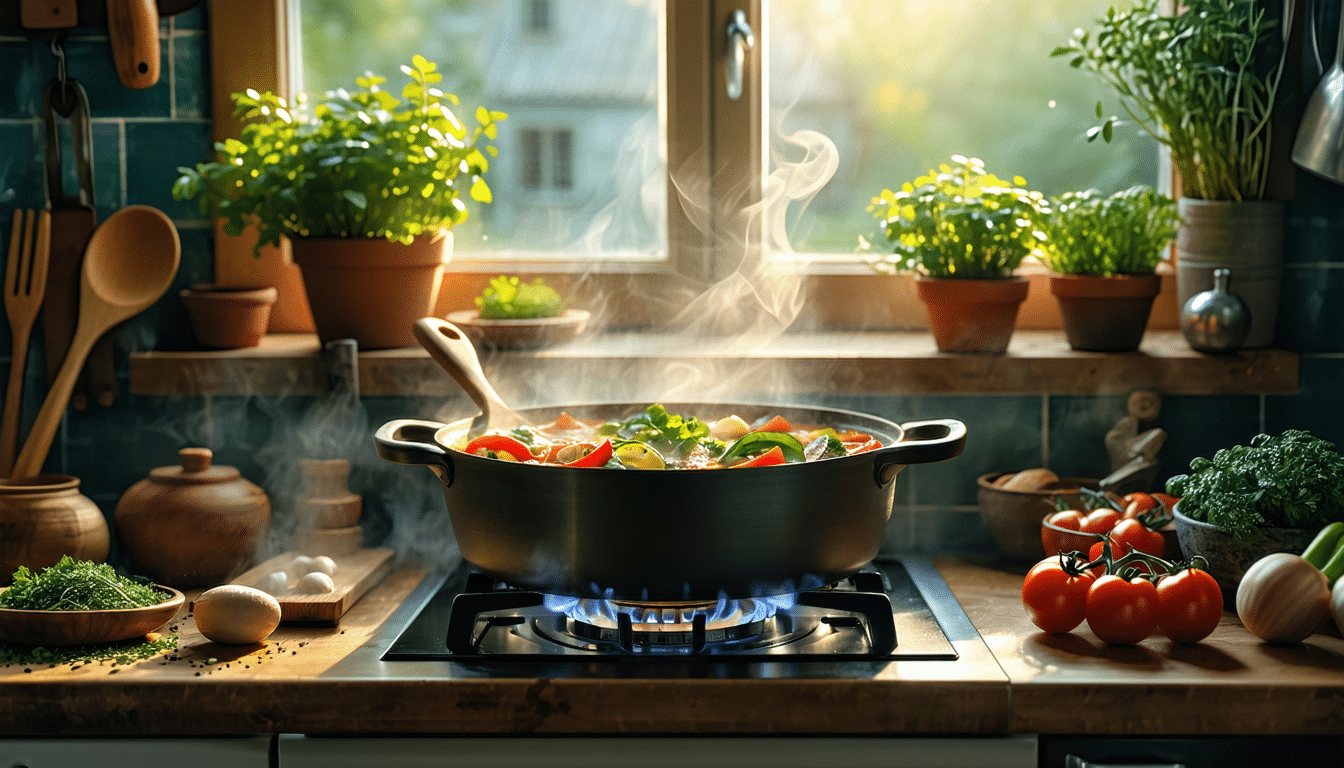 tento recept vařím na pomalém ohni, aby se chutě postupně a dokonale rozvinuly, což zajišťuje bohatý a lahodný zážitek.