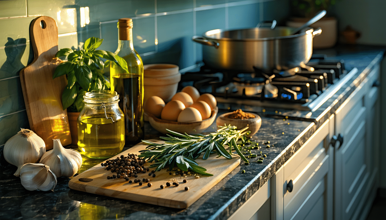 mám vždy po ruce tyto ingredience, protože tento recept mi zachraňuje večery – rychlý a chutný způsob, jak si zpříjemnit den.