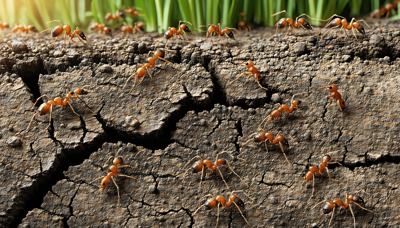 zjistěte, jak pozorování mravenců může odhalit problémy s půdní rovnováhou a pomoci předcházet škodám na vašem pozemku.